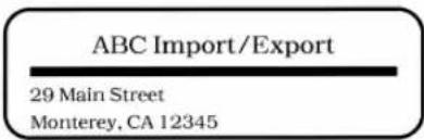 BROTHER P-Touch 9600 - Pre-set templates p. 59 - 1
