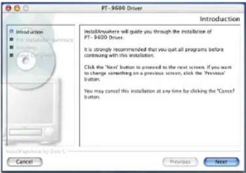 BROTHER P-Touch 9600 - Para instalar el controlador de la impresora: - 3