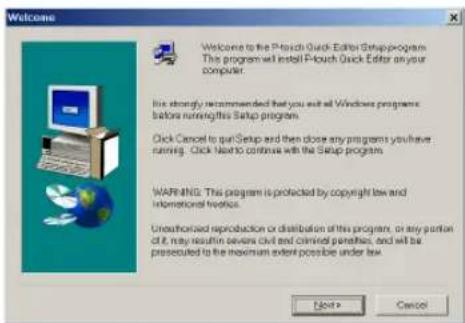 BROTHER P-Touch 9600 - Para instalar el software P-touch Quick Editor - 2