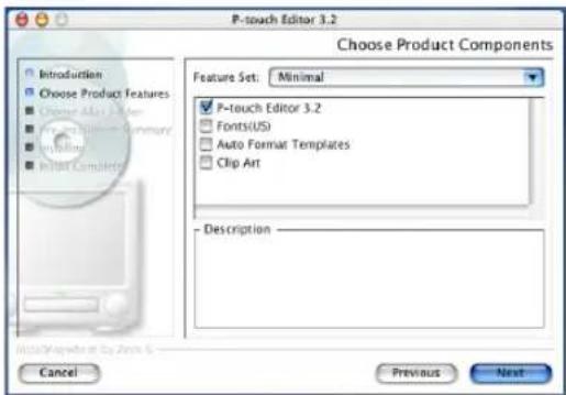 BROTHER P-Touch 9600 - - Para una instalación mínima - 1