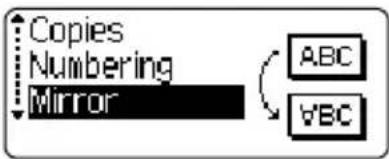 BROTHER P-Touch 2110 - Mirror Printing - 1