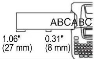 BROTHER P-Touch 2110 - Tape Cutting Options - 4