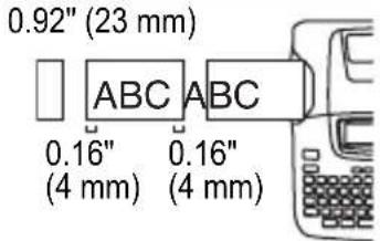BROTHER P-Touch 2110 - Tape Cutting Options - 3