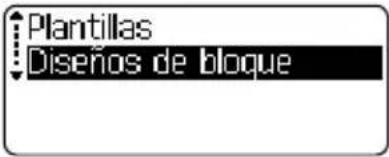 BROTHER P-Touch 2110 - Utilización de diseños de bloque - 1