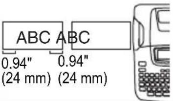 BROTHER P-Touch 2110 - Tape Cutting Options - 1