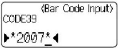 BROTHER P-Touch 2110 - Entering Bar Code Data - 2