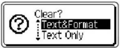 BROTHER P-Touch 2110 - ■ Deleting one character at a time - 2