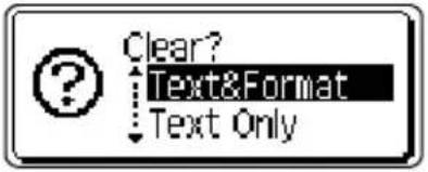 BROTHER P-Touch 2110 - ■ Deleting one character at a time - 1