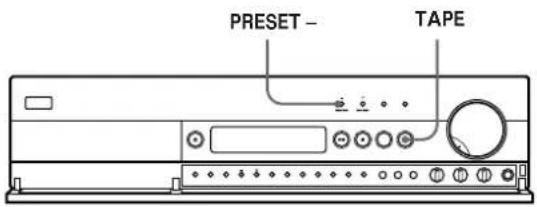 PRESET - TAPE