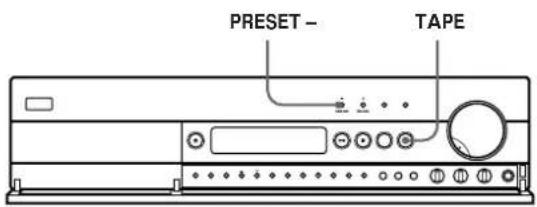 PRESET - TAPE