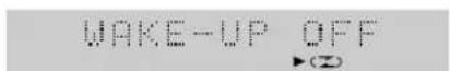 PIONEER S-L8 - -1 Select WAKE-UP from the timer menu. - 1