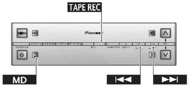 TAPE REC MD