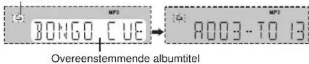 MP3 BONGO CUE Overeenstemmende albumtitel R003-TO 13