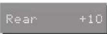 MERIDIAN 565 - To change the relative level of the rear or side loudspeakers - 2