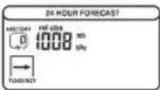 HAMA EWS-385 - ENREGISTREMENTS DE PRESSION DES 24 DERNIERES HEURES - 1