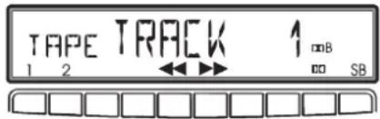 TAPE TRACK 1 1 2 ↔ SB