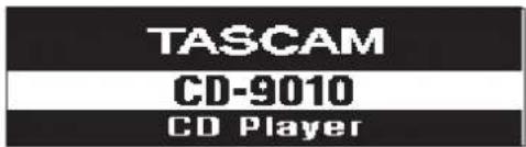 TASCAM CD-9010 CD Player