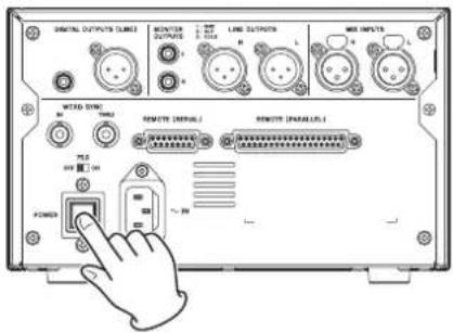 MATERIAL OUTPUTS (LABEL) MONITOR OUTPUTS LINE OUTPUTS MAX INPUTS WIND GND TAWU REMOTE (CONTROL) REMOTE (PARALLEL) MS VIF ON POWER ~ 30