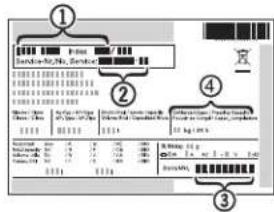 LIEBHERR CN 3033 - Informasjon på typeskiltet - 1