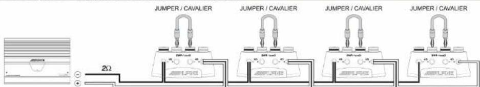 JUMPER / CAVALIER JUMPER / CAVALIER JUMPER / CAVALIER JUMPER / CAVALIER JUMPER / CAVALIER 2Ω 50Ω 10Ω 20Ω 30Ω 40Ω 50Ω 60Ω 70Ω 80Ω 90Ω 100Ω