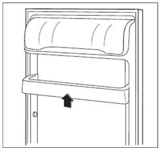 AEG-ELECTROLUX 64140-1 TK - Placering af dørhylder - 1