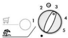Ariston Thermo MBA 3831 V - Temperature regulator knob for the fridge - 1