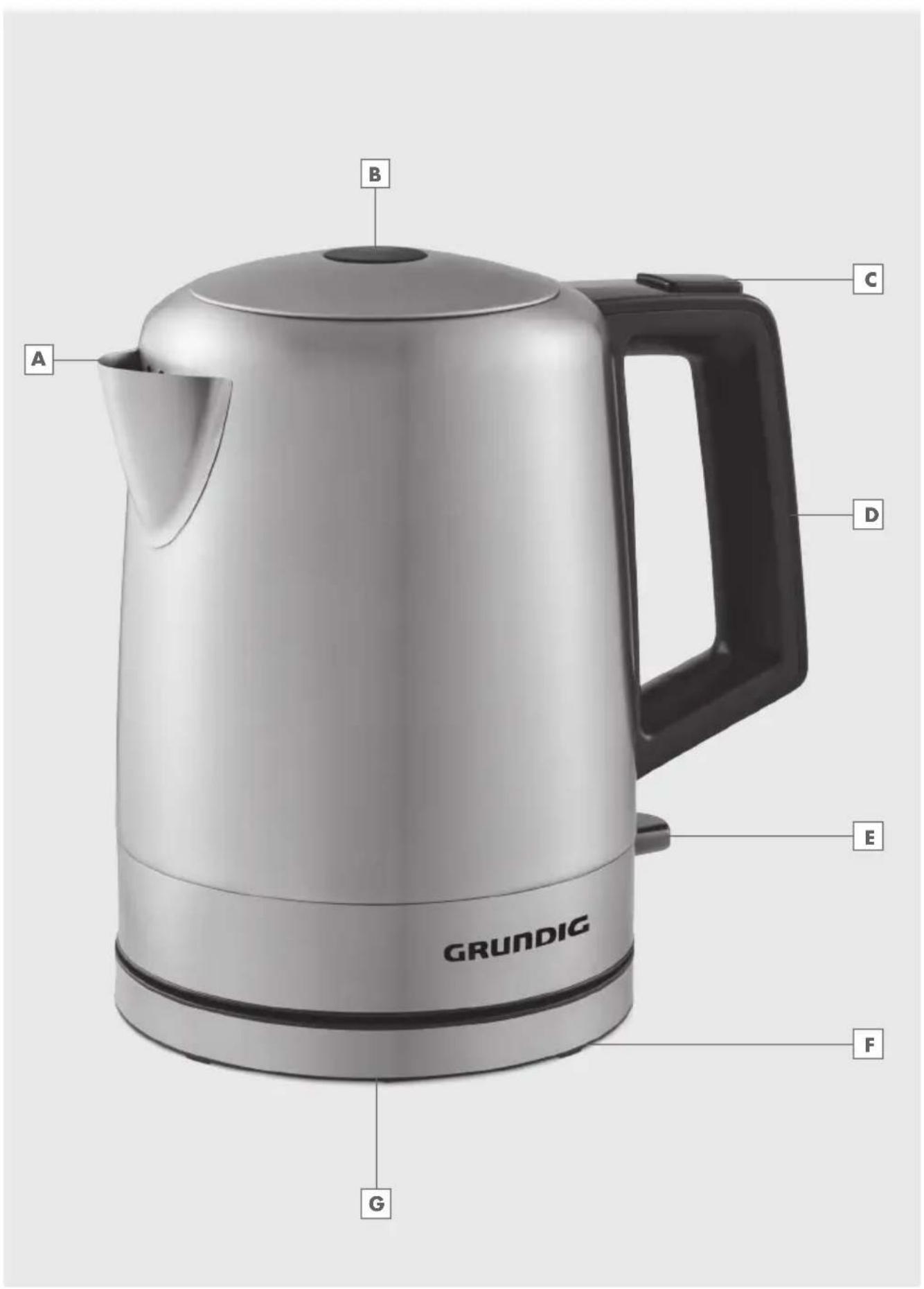 A B C D E F G GRUNDIG