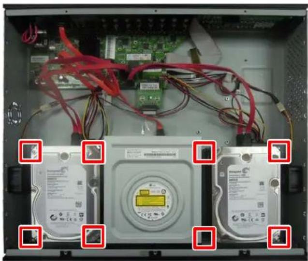 EverFocus ELUX16X2 - Hard Disk Installation - 7