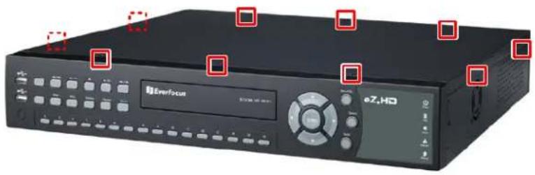 EverFocus ELUX16X2 - Hard Disk Installation - 1