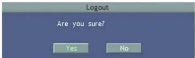 Logout Are you sure? Yes No