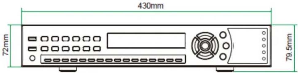 430mm 72mm 79.5mm