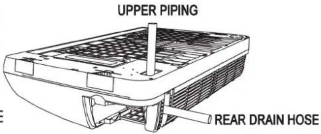 UPPER PIPING REAR DRAIN HOSE