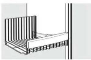 Technical line drawing of a structural joint or bracket assembly (no text or symbols)