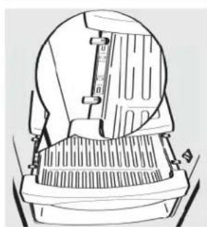 Technical line drawing of a mechanical component with no visible text or symbols