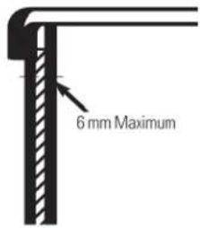 6 mm Maximum