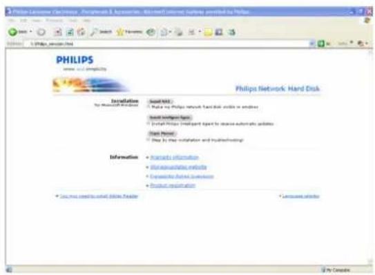 PHILIPS SPD8030 - Udforsk indholdet af NAS - 1