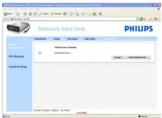 PHILIPS SPD8030 - Stream multimedieindhold via netværket - Få glæde af UPnP-serveren - 2