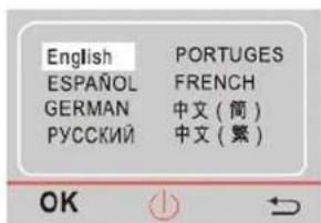 English PORTUGES ESPANOL FRENCH GERMAN 中文(简) PYCCKIN 中文(繁) OK
