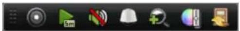 KT&C EZHD-TRF4 - Quick Setting Toolbar in Live View Mode - 1