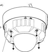 PANASONIC WV-SFV611L - Step3 Mount the camera to the attachment plate - 2