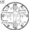 PANASONIC WV-SFV611L - [3] Mount the camera to a ceiling or a wall using base bracket - 2