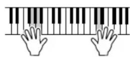 YAMAHA YPG-635 - Tryk på knappen [P.A.T. ON/OFF] (P.A.T. TIL/FRA) for at deaktivere performance assistant technology-funktionen. - 3