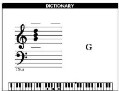 YAMAHA YPG-635 - Opslag i akkordordbogen - 3