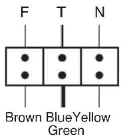 F T N Brown BlueYellow Green