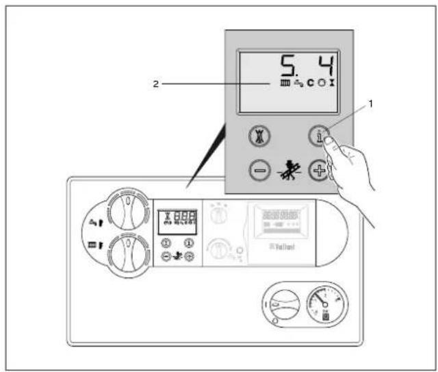 VAILLANT EcoMAX 824/2 E - Status displays (Fig. B.10) - 1
