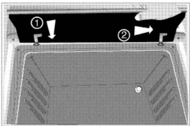BEKO CSG 61120 DX - Plaque de protection du bouton - 1