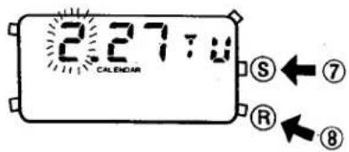 27:00 CALENDAR S ← ⑦ R ← ⑧