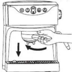 Diagram of a microwave oven with labeled control panel and hand gesture indicating cooling or cooling process