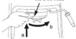 Zelmer 13Z010 - Removing and replacing the filter holder - 1