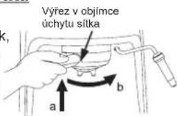 Zelmer 13Z010 - Nasazování a sundávání úchytu sítka - 1